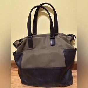 Tumi Large Tan & Brown Bag